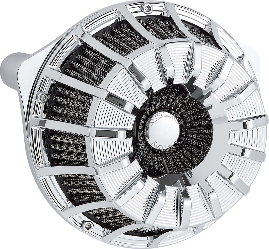 ARLEN NESS Inverted Series Air Cleaner Kit - 10-Gauge - Chrome 600-224
