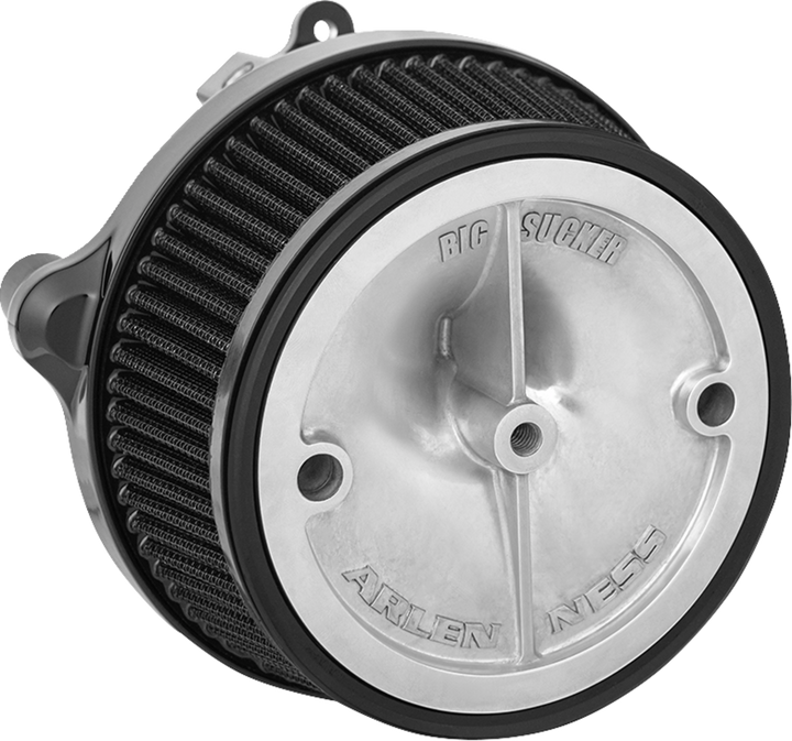 ARLEN NESS Big Sucker™ Stage 1 Air Cleaner Kit with Cover - Beveled - Black 600-305
