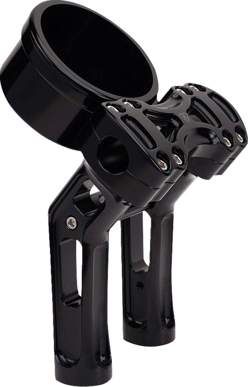 ARLEN NESS Method® Speedometer Mount - 4" - Black - HD Softail 520-057