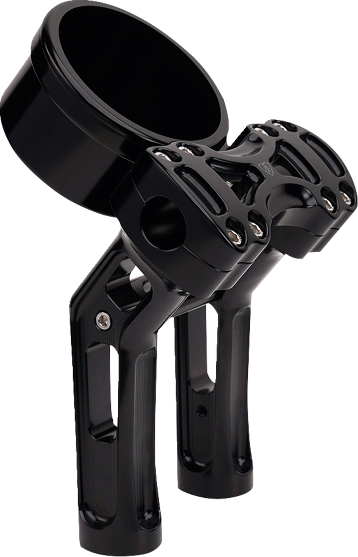 ARLEN NESS Method® Speedometer Mount - 4" - Black - HD Softail 520-057