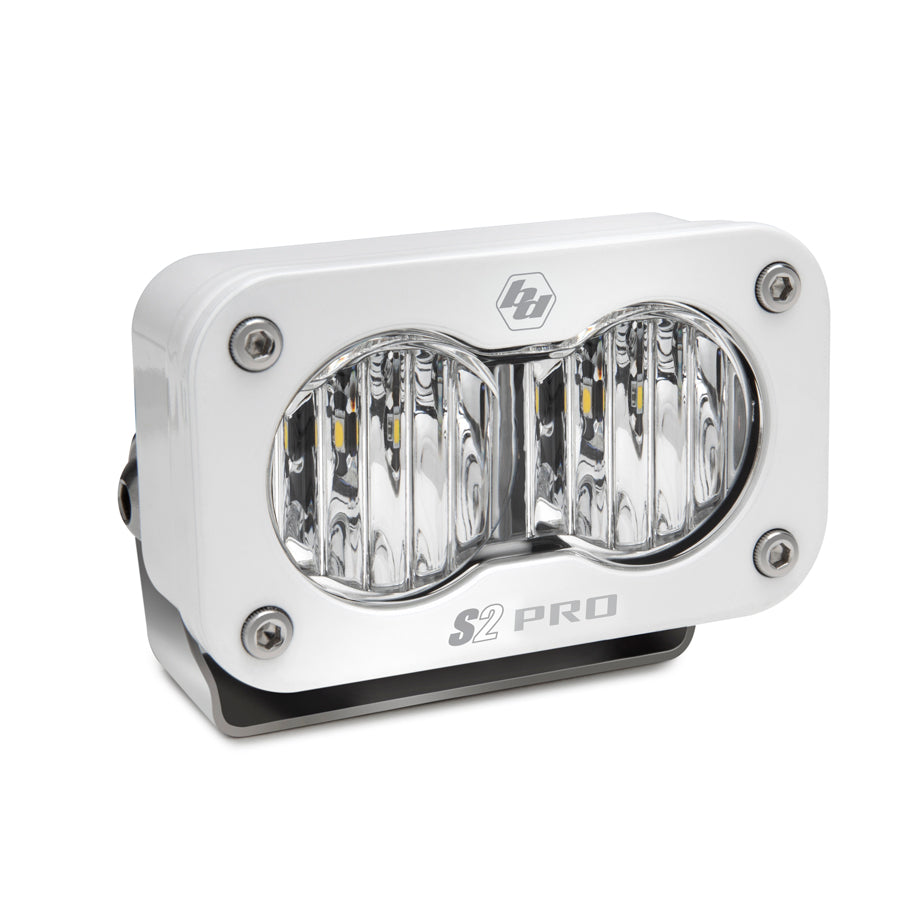 Baja Designs DOT LP6 LED Headlight Kit 2014-2023 Harley Davidson Street Glide (White) Baja DesignsS2 Pro LED Pod Wide Cornering White Baja Designs