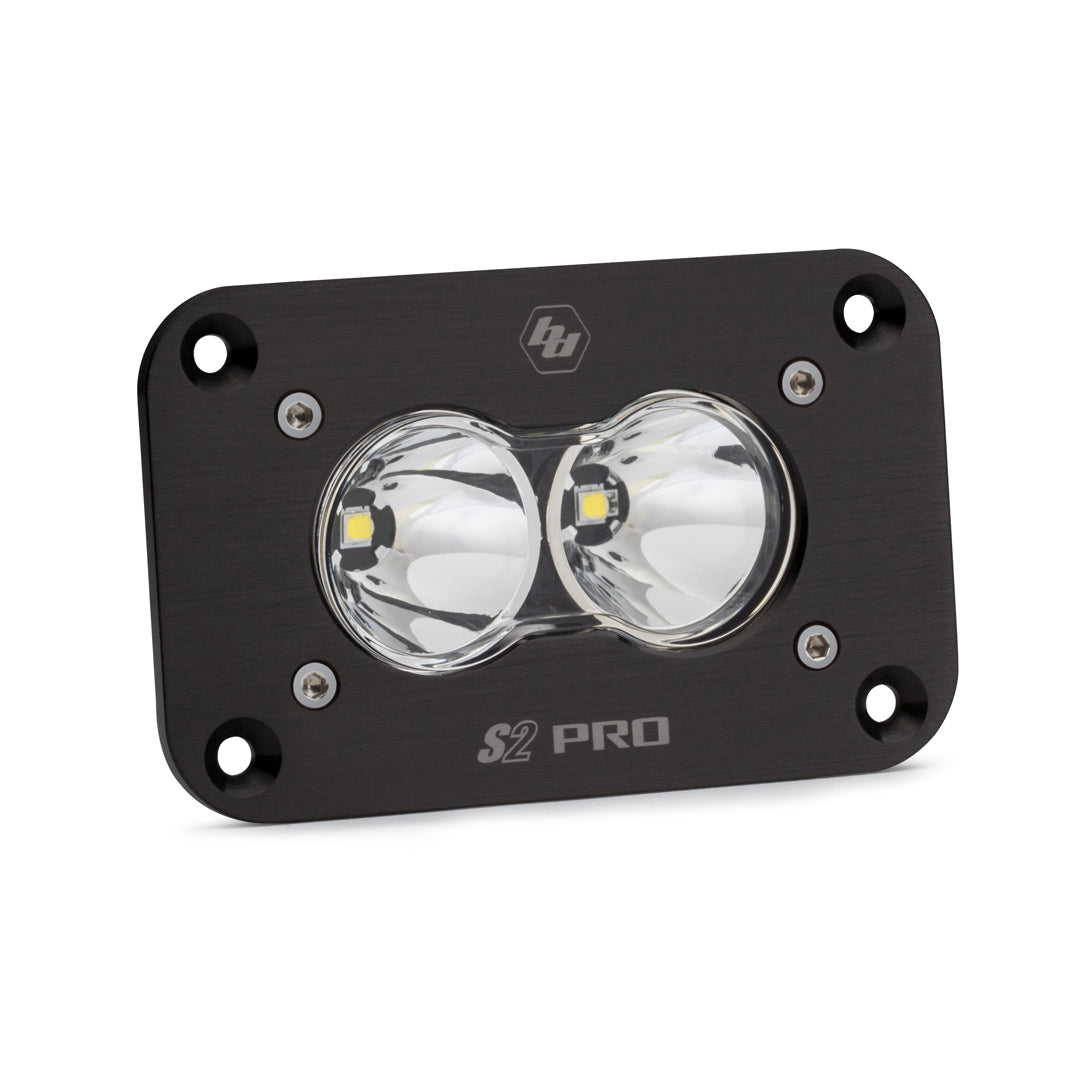 Baja Designs DOT LP6 LED Headlight Kit 2014-2023 Harley Davidson Street Glide (White) Baja DesignsLED Light Work/Scene Pattern Clear Black S2 Pro Baja Designs