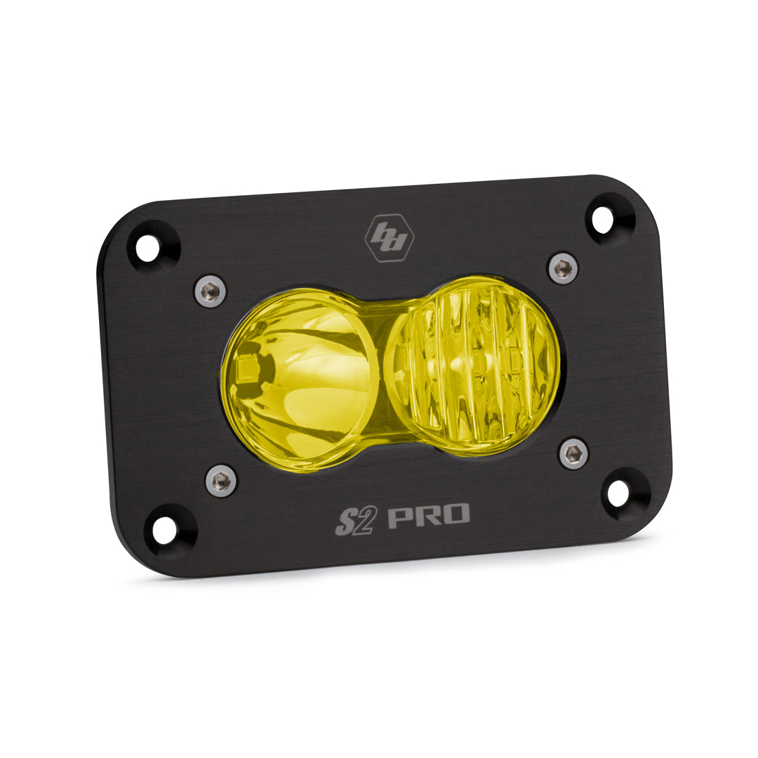 Baja Designs DOT LP6 LED Headlight Kit 2014-2023 Harley Davidson Street Glide (White) Baja DesignsLED Driving/Combo Baja Amber Flush Mount S2 Pro Baja Designs