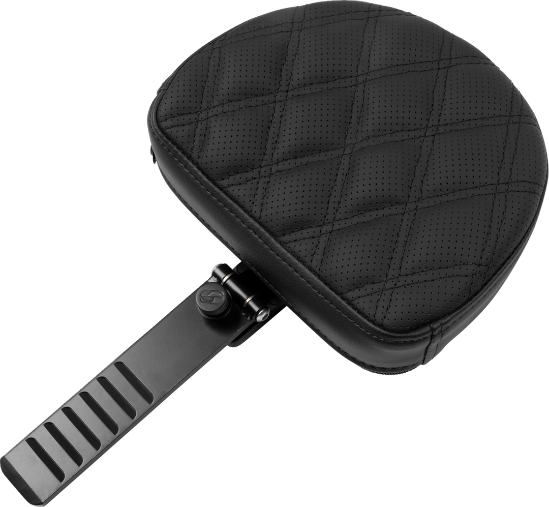 SADDLEMEN Roadsofa™ Seat - with Backrest - Lattice Stitch - FXBR/S '18-'20 818-31-182BR