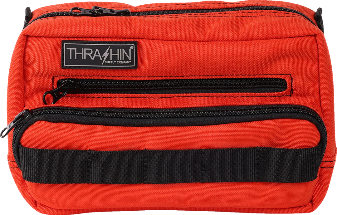 THRASHIN SUPPLY CO. Handlebar Bag Plus - Orange - THB-0028