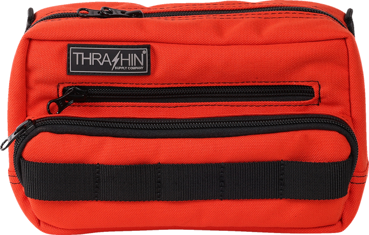 THRASHIN SUPPLY CO. Handlebar Bag Plus - Orange - THB-0028