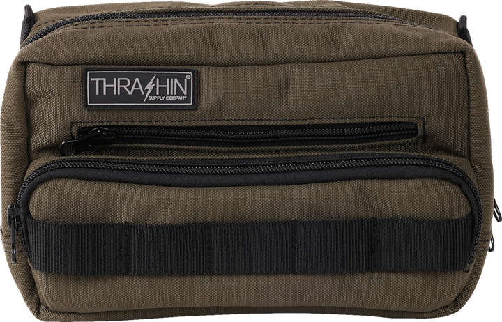 THRASHIN SUPPLY CO. Handlebar Bag Plus - Green - THB-0010