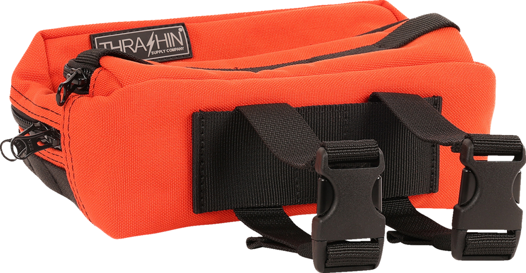 THRASHIN SUPPLY CO. Handlebar Bag Plus - Orange - THB-0028