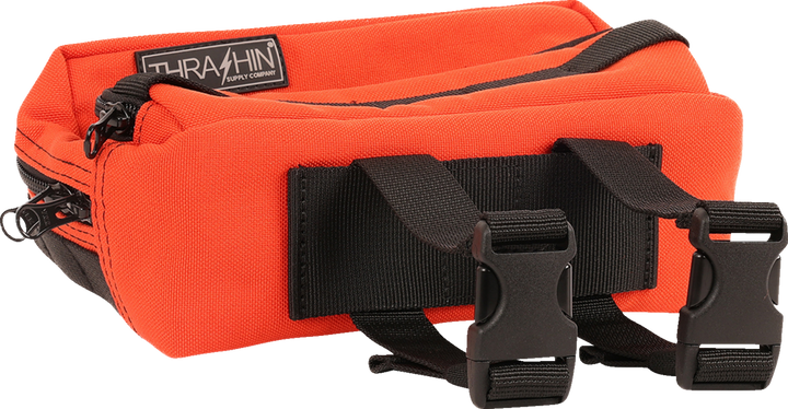 THRASHIN SUPPLY CO. Handlebar Bag Plus - Orange - THB-0028