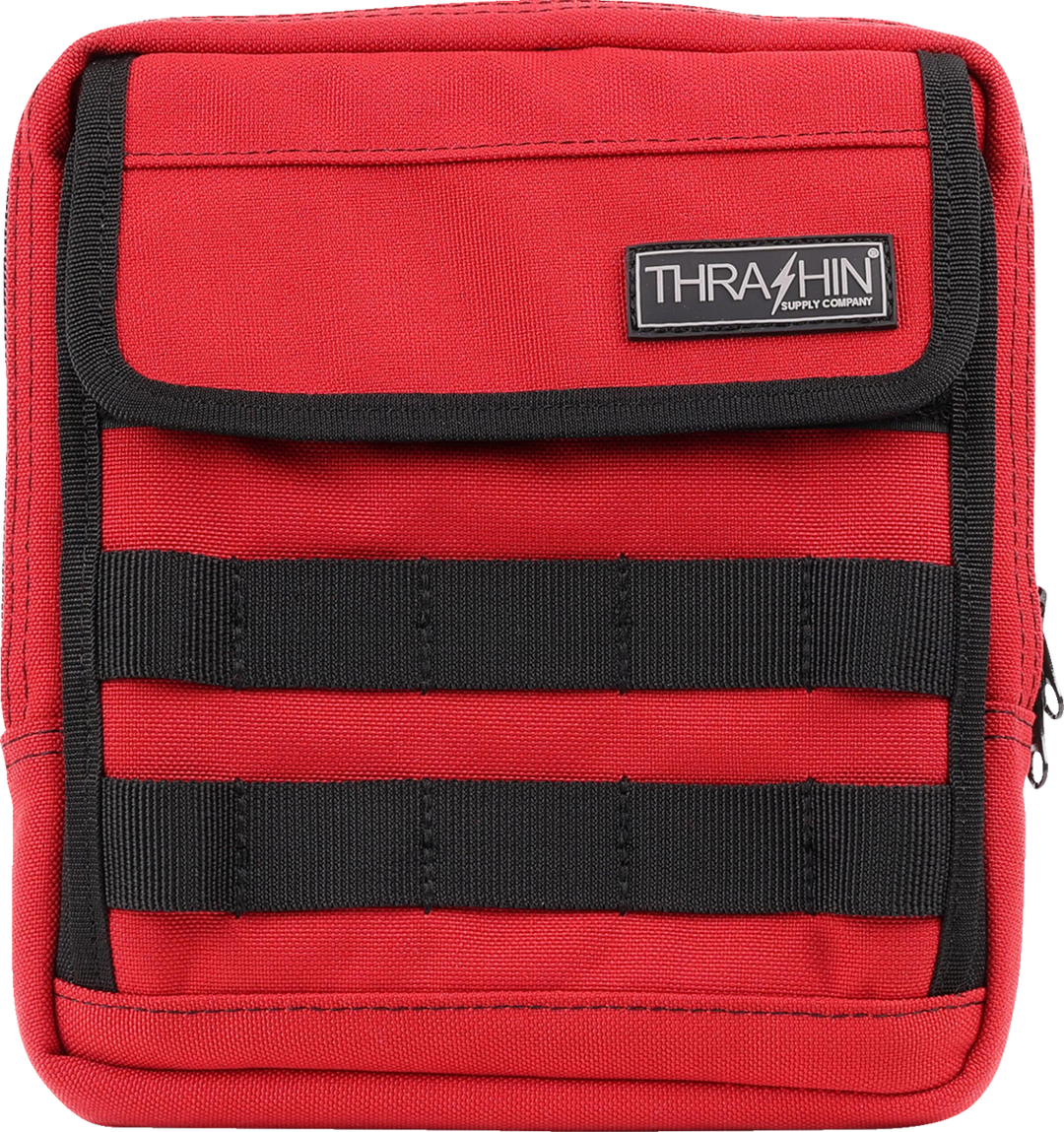 THRASHIN SUPPLY CO. Handlebar Bag Slim - Red - THB-0034