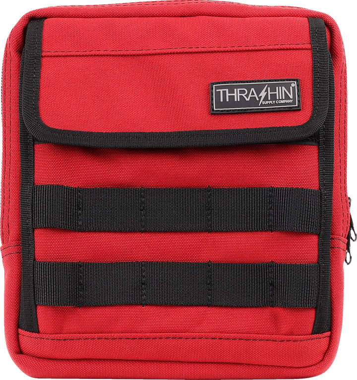 THRASHIN SUPPLY CO. Handlebar Bag Slim - Red - THB-0034