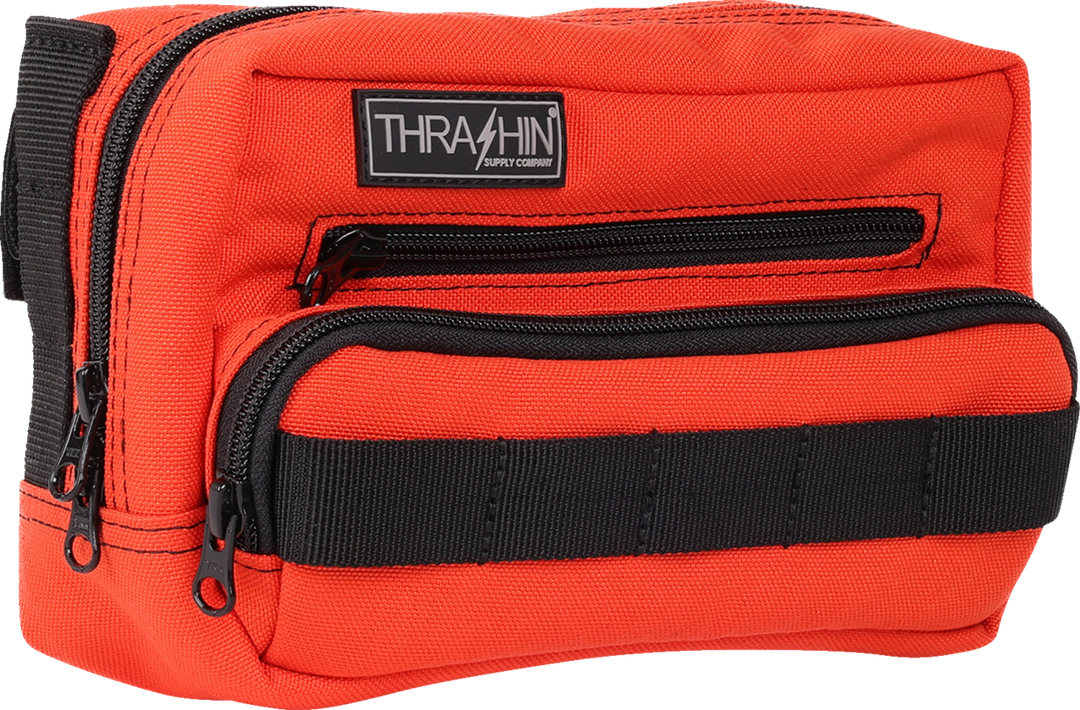 THRASHIN SUPPLY CO. Handlebar Bag Plus - Orange - THB-0028
