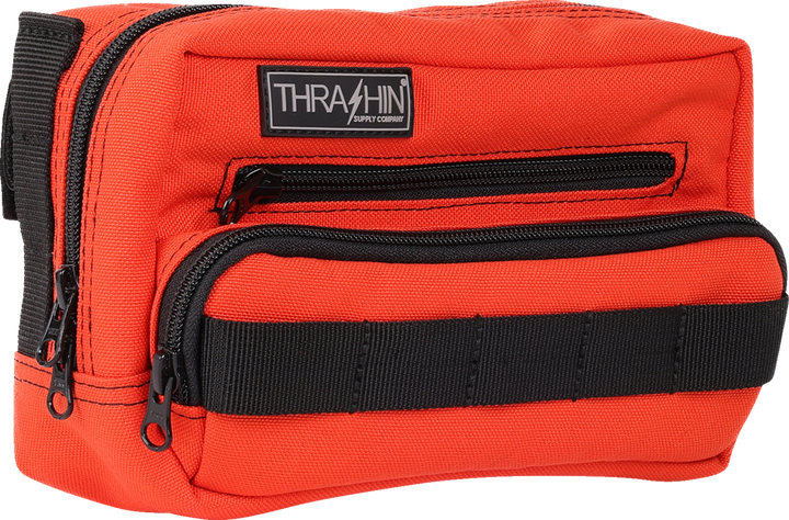 THRASHIN SUPPLY CO. Handlebar Bag Plus - Orange - THB-0028
