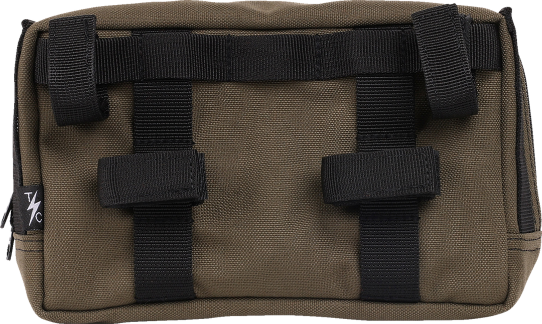 THRASHIN SUPPLY CO. Handlebar Bag Plus - Green - THB-0010