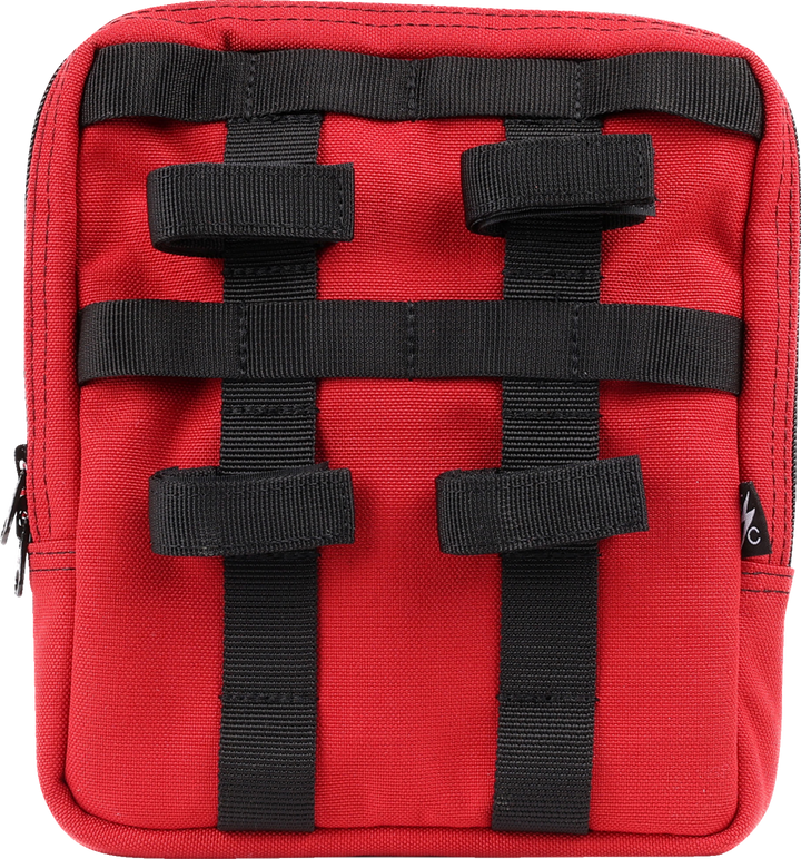 THRASHIN SUPPLY CO. Handlebar Bag Slim - Red - THB-0034