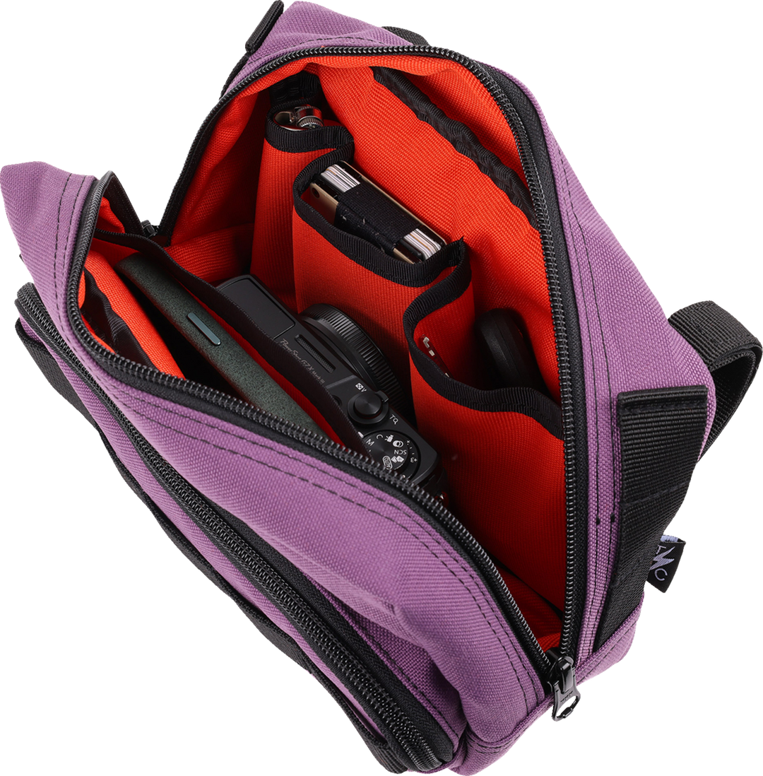 THRASHIN SUPPLY CO. Handlebar Bag Plus - Purple - THB-0027