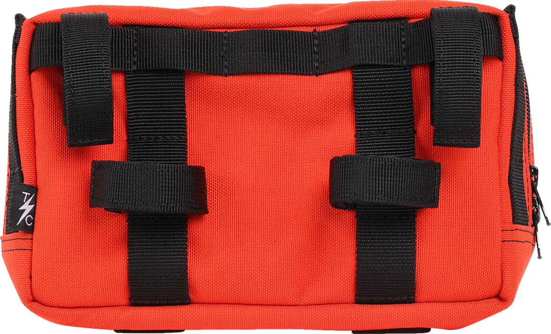 THRASHIN SUPPLY CO. Handlebar Bag Plus - Orange - THB-0028