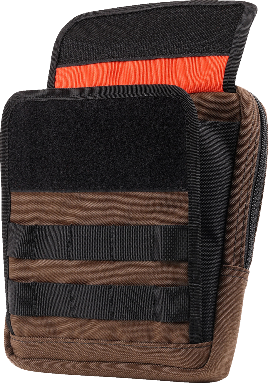 THRASHIN SUPPLY CO. Handlebar Bag Slim - Brown -THB-0032