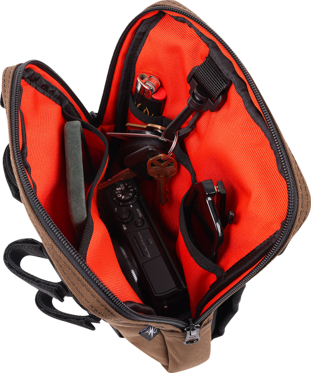 THRASHIN SUPPLY CO. Handlebar Bag Slim - Brown -THB-0032