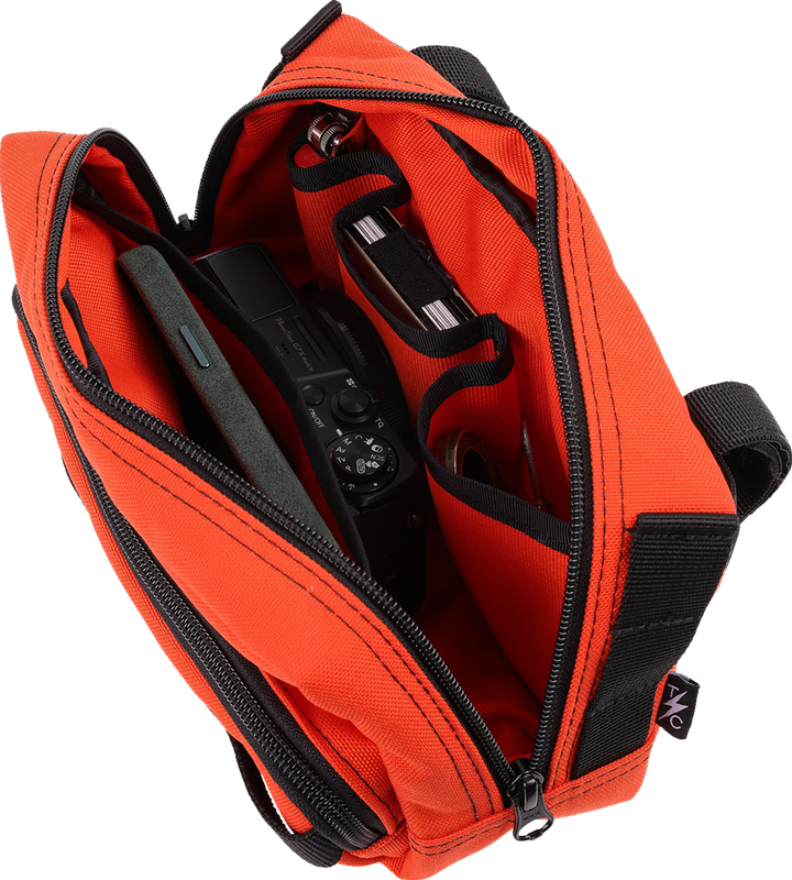 THRASHIN SUPPLY CO. Handlebar Bag Plus - Orange - THB-0028