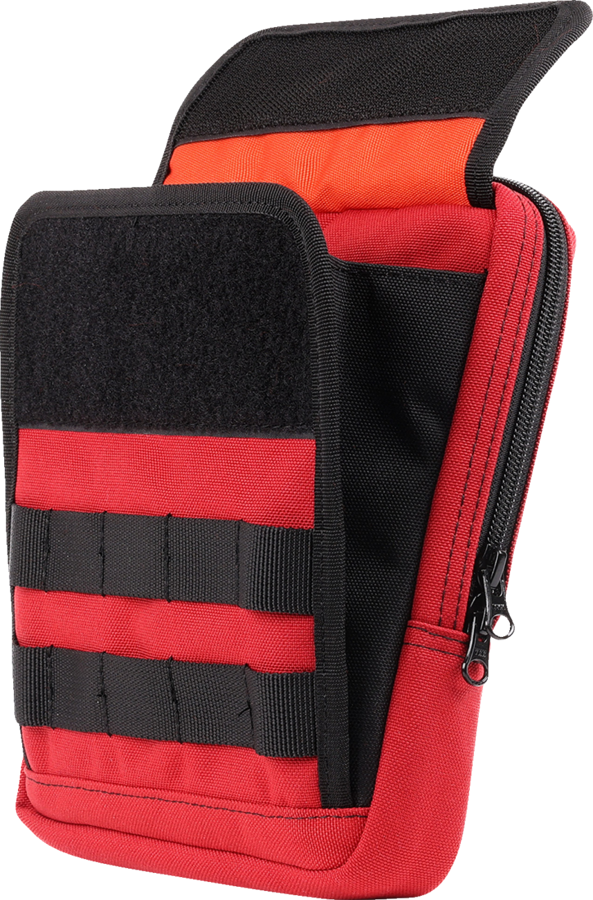 THRASHIN SUPPLY CO. Handlebar Bag Slim - Red - THB-0034