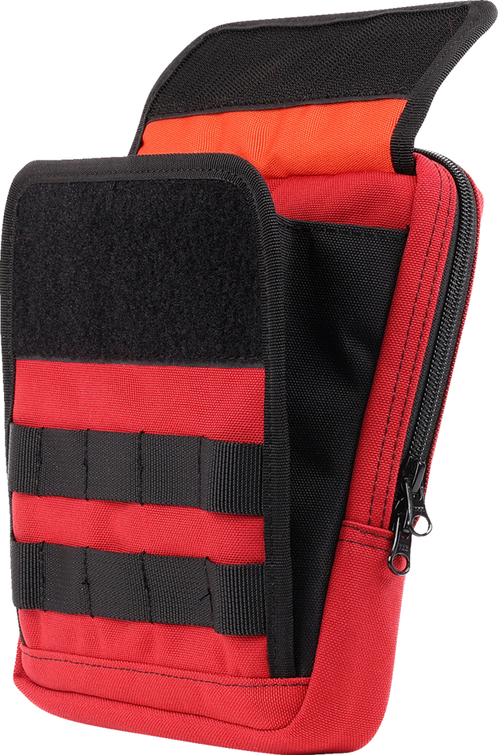 THRASHIN SUPPLY CO. Handlebar Bag Slim - Red - THB-0034