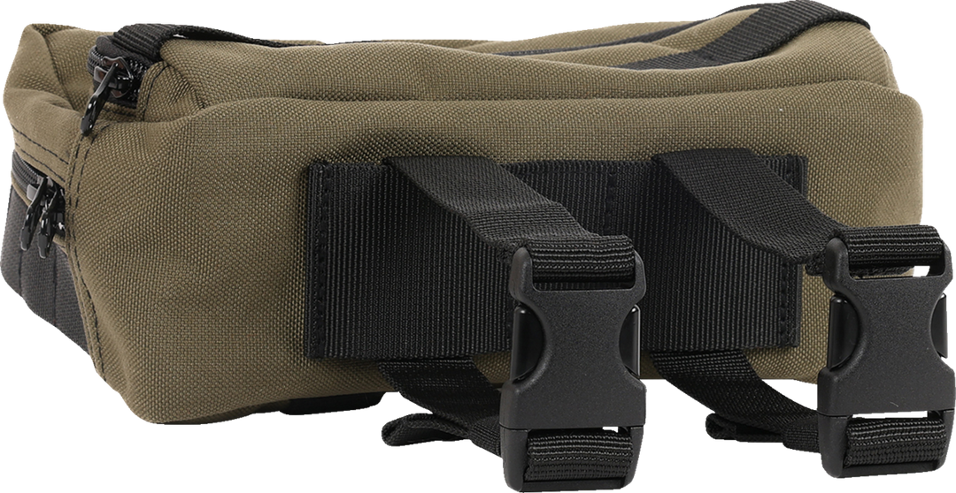 THRASHIN SUPPLY CO. Handlebar Bag Plus - Green - THB-0010