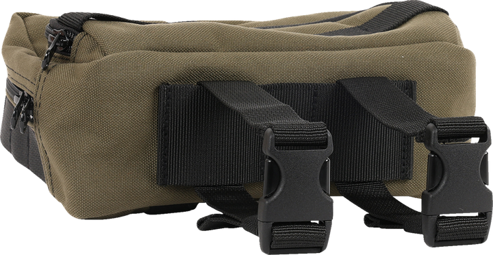 THRASHIN SUPPLY CO. Handlebar Bag Plus - Green - THB-0010