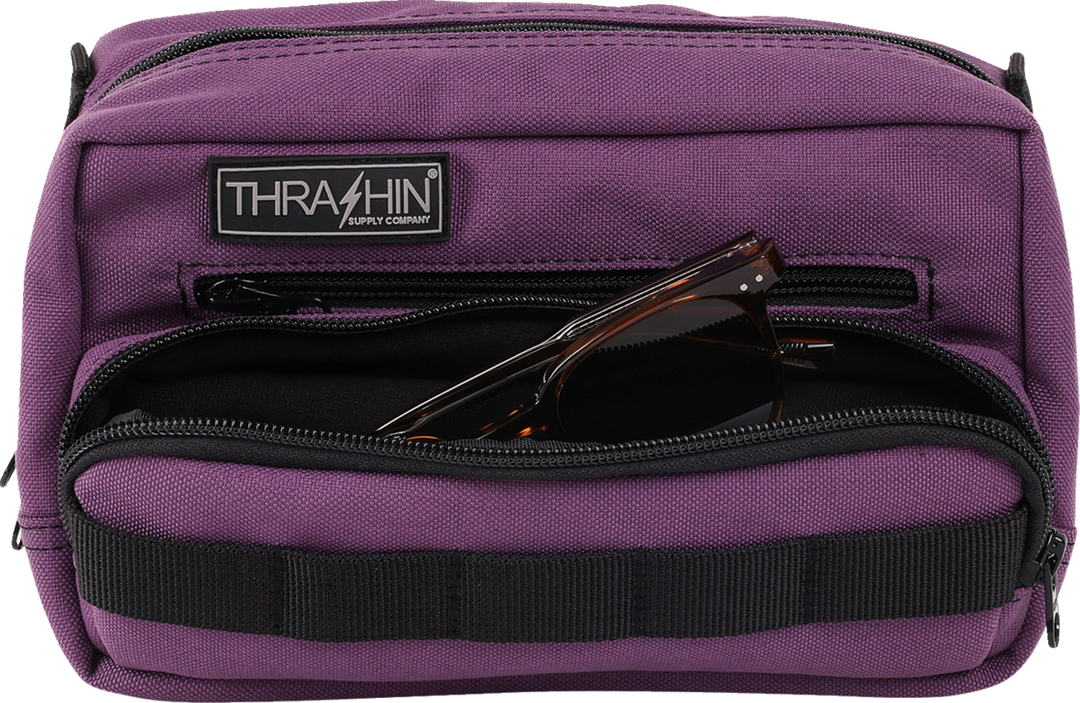 THRASHIN SUPPLY CO. Handlebar Bag Plus - Purple - THB-0027