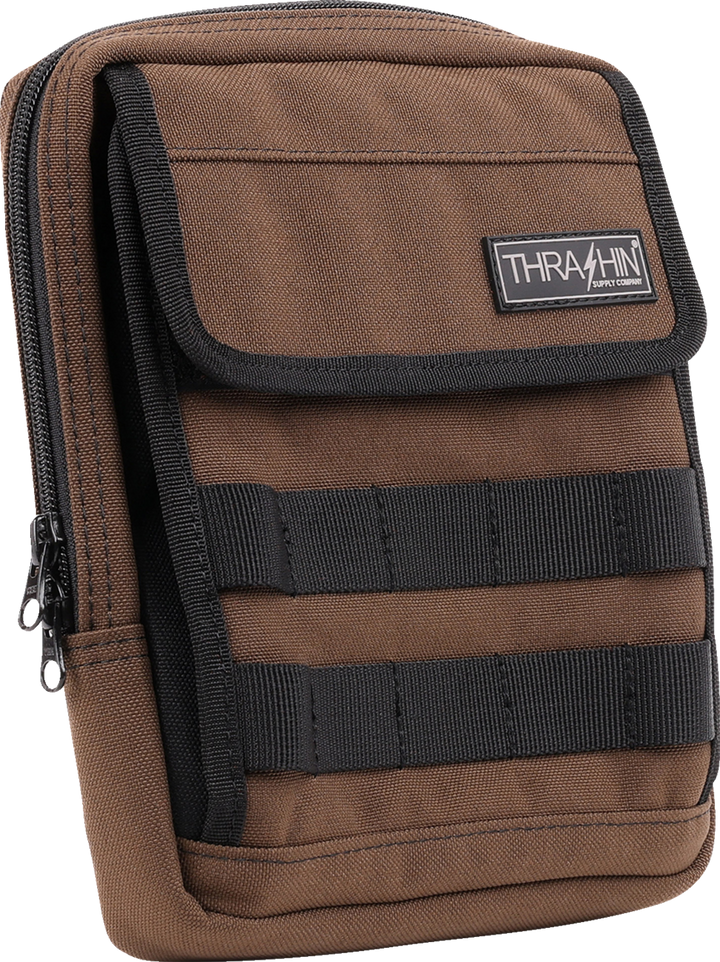 THRASHIN SUPPLY CO. Handlebar Bag Slim - Brown -THB-0032