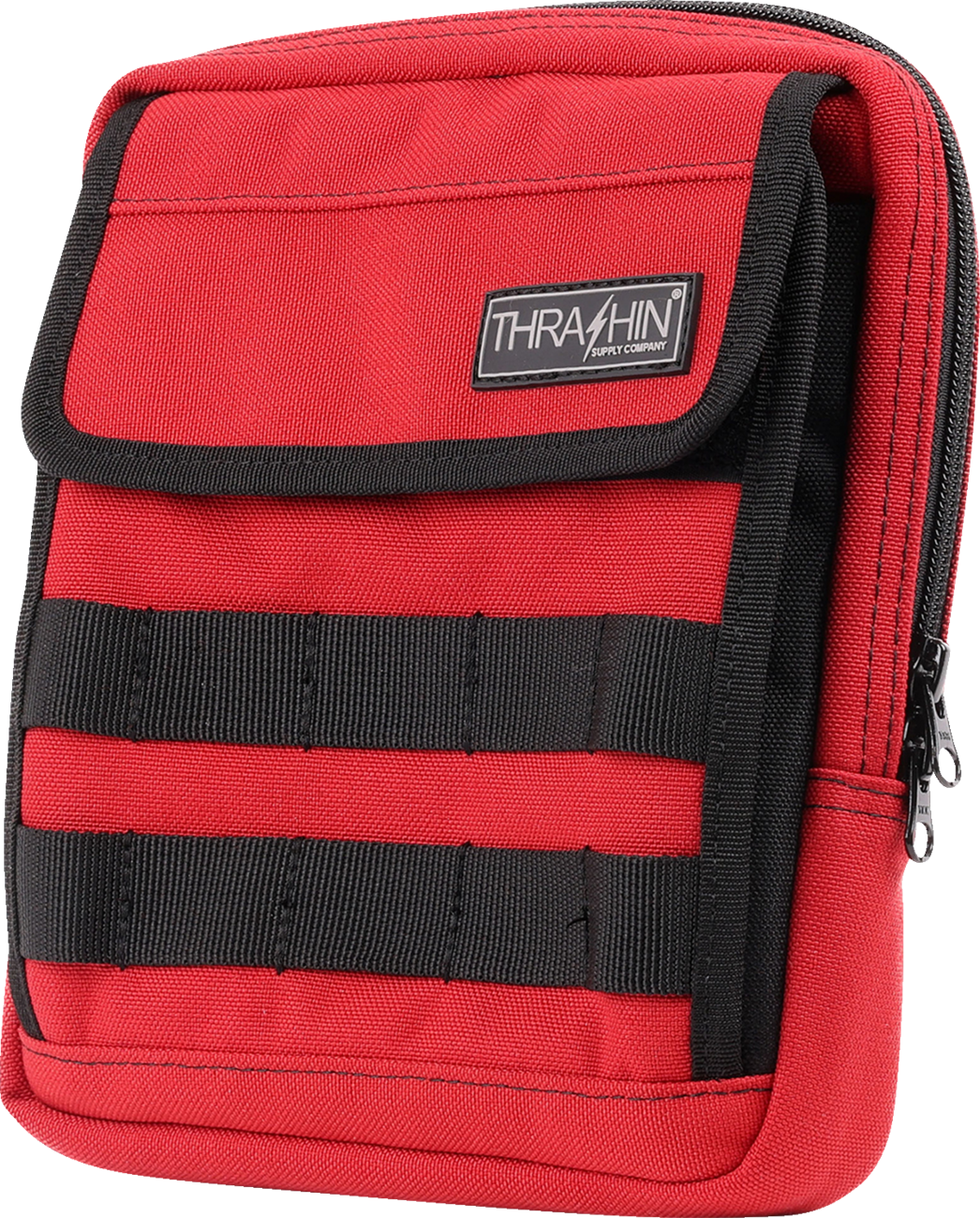 THRASHIN SUPPLY CO. Handlebar Bag Slim - Red - THB-0034