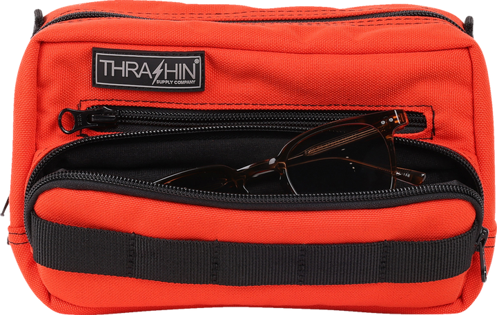 THRASHIN SUPPLY CO. Handlebar Bag Plus - Orange - THB-0028
