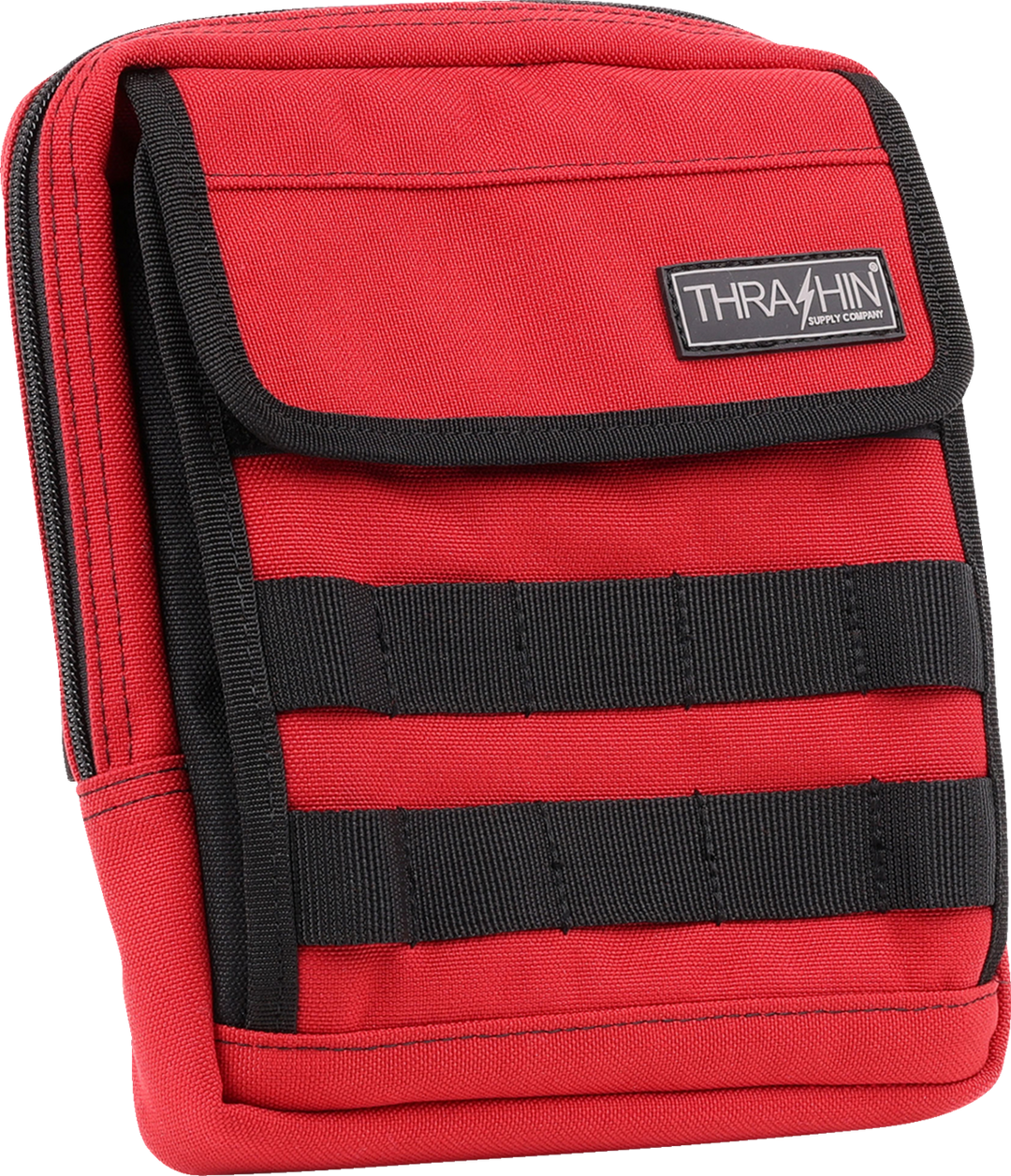 THRASHIN SUPPLY CO. Handlebar Bag Slim - Red - THB-0034