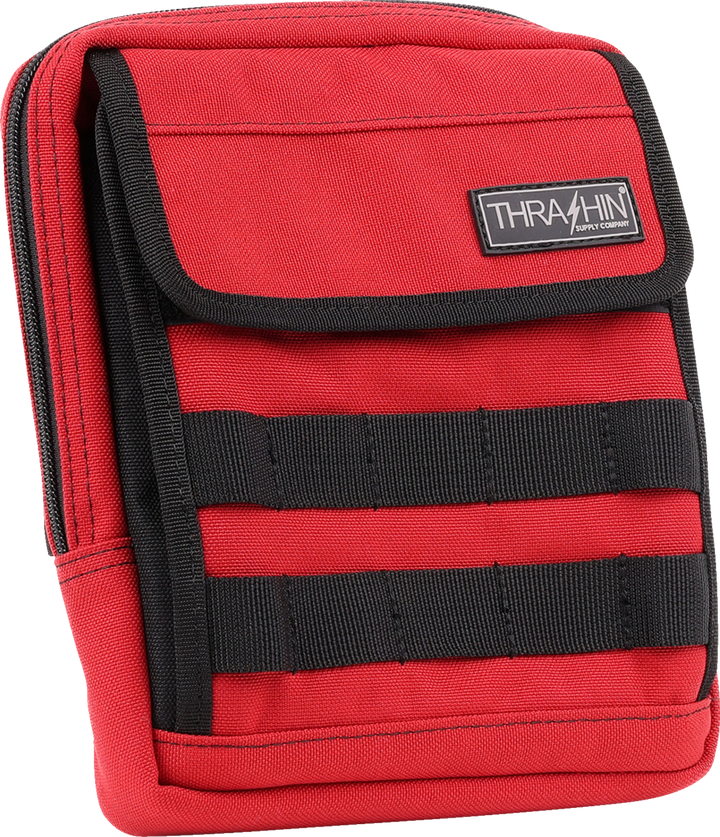 THRASHIN SUPPLY CO. Handlebar Bag Slim - Red - THB-0034
