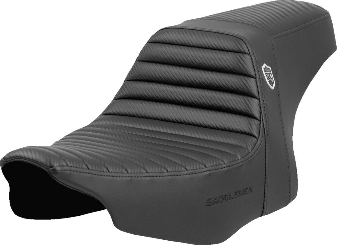 SADDLEMEN Pro Series SDC Performance Seat - w/o Backrest - Tuck-n-Roll - FLH/FLT '23-'24 - SC82307T