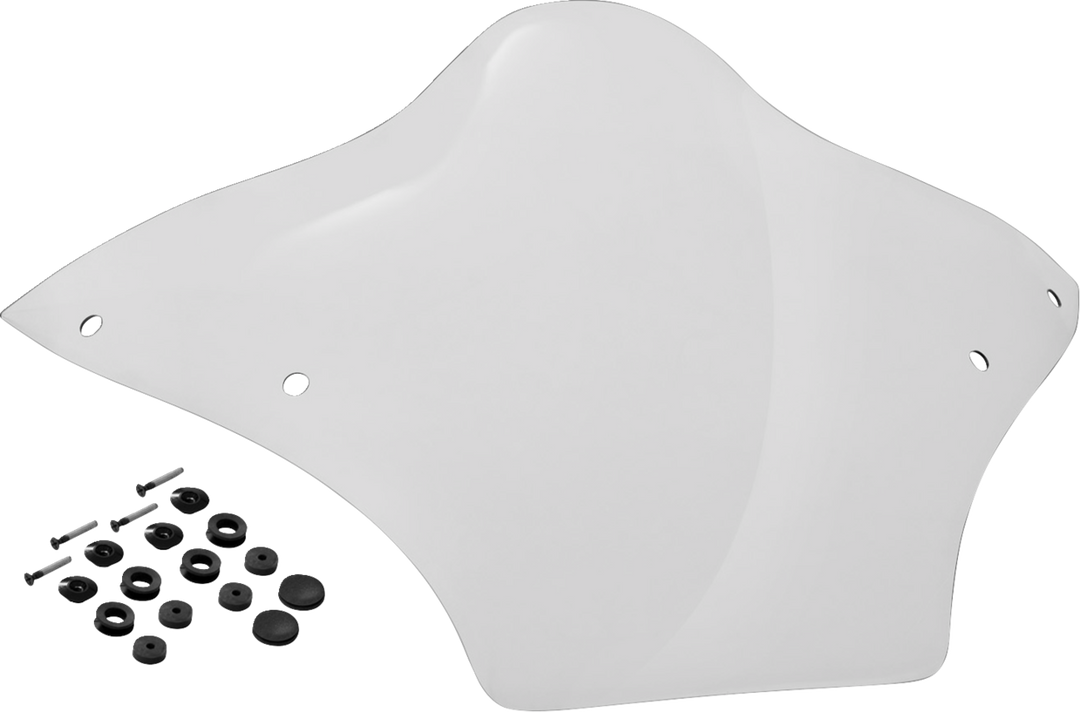 MEMPHIS SHADES Windshield - BRL Race Bubble - Clear - FLTRX MBR100304