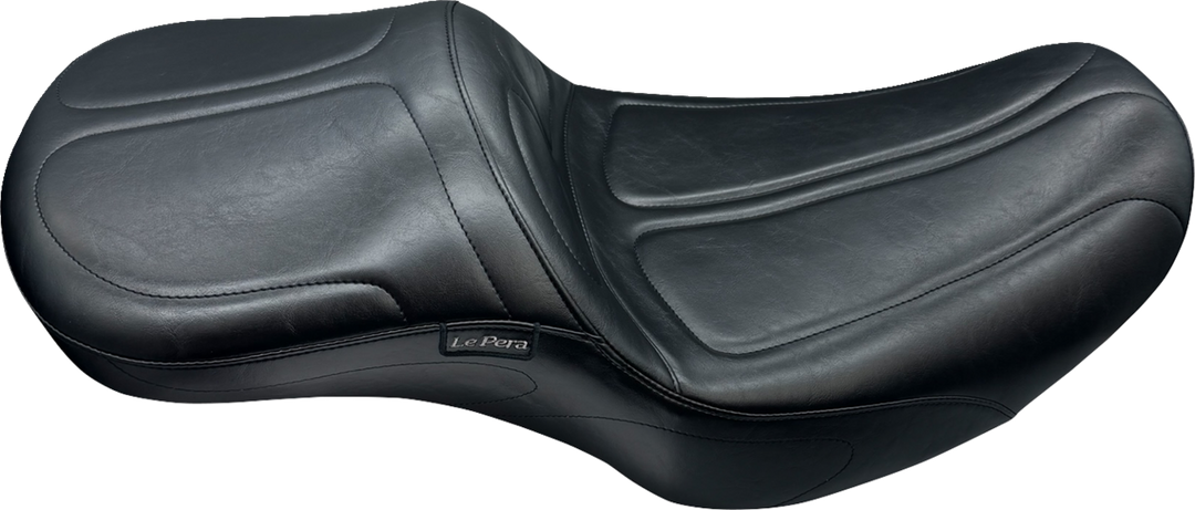 LE PERA Maverick Daddy Long Legs Seat - Without Backrest - Black - FLH/FLT '23-'25 LV-957DL