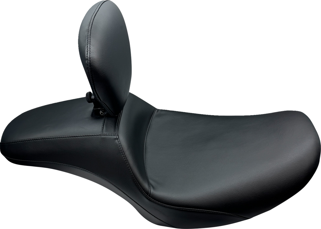 LE PERA Outcast Daddy Long Legs Seat - w/ Backrest - Smooth - FLH/FLT '23-'25 LV-987DLBR