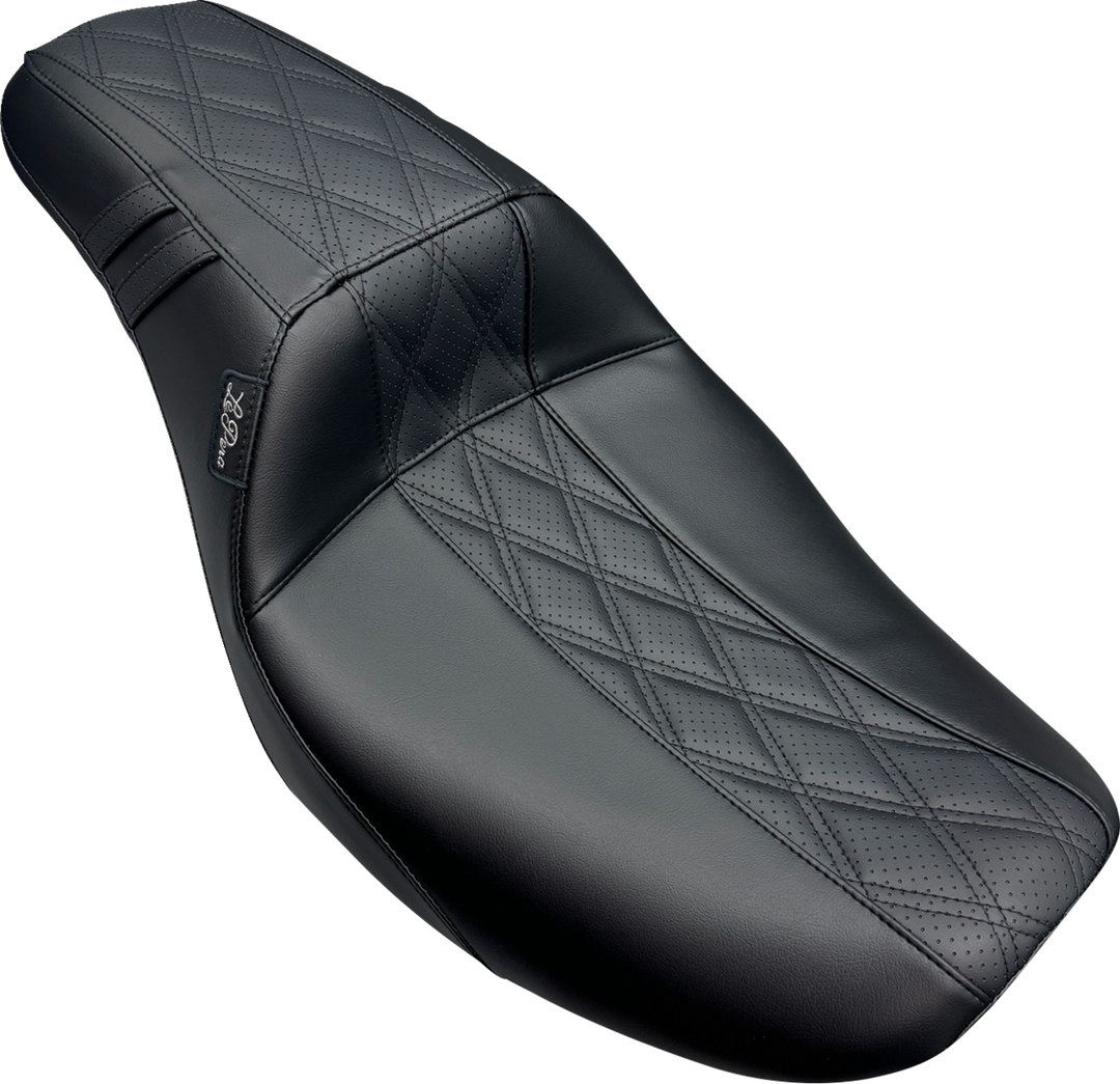 LE PERA Outcast Daddy Long Legs Seat - w/o Backrest - GT2 Inlay - FLH/FLT '23-'25 LV-987DLGT2