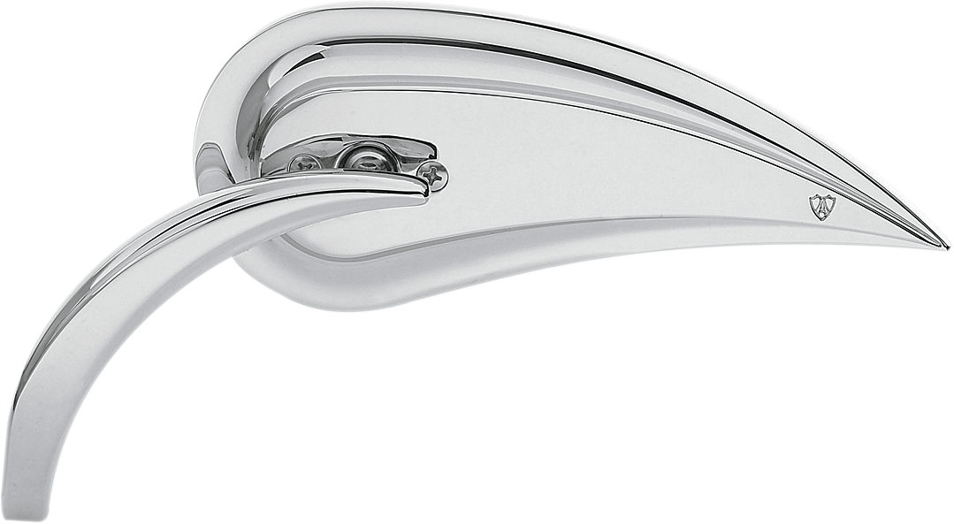ARLEN NESS Mirror - Rad III - Side View - Teardrop - Chrome - Left 13-090