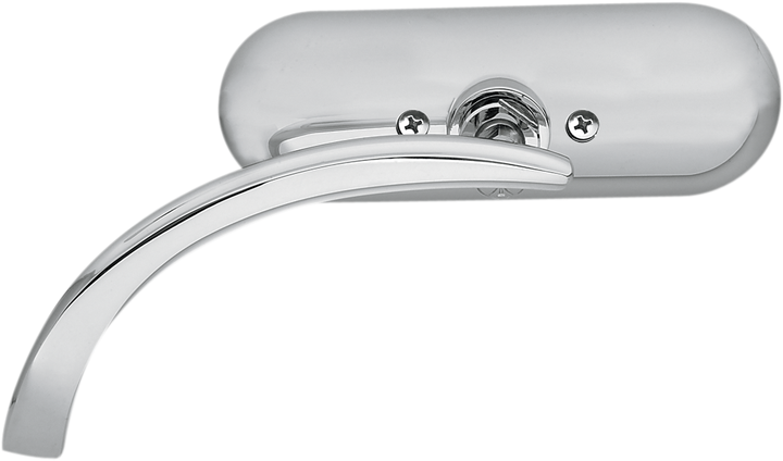 ARLEN NESS Mirror - Micro - Mini - Side View - Oval - Chrome - Left 13-406