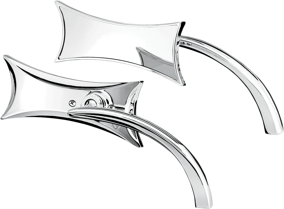 ARLEN NESS Mirror - Micro - Four-Point - Side View - Rectangle - Chrome - Left 13-416