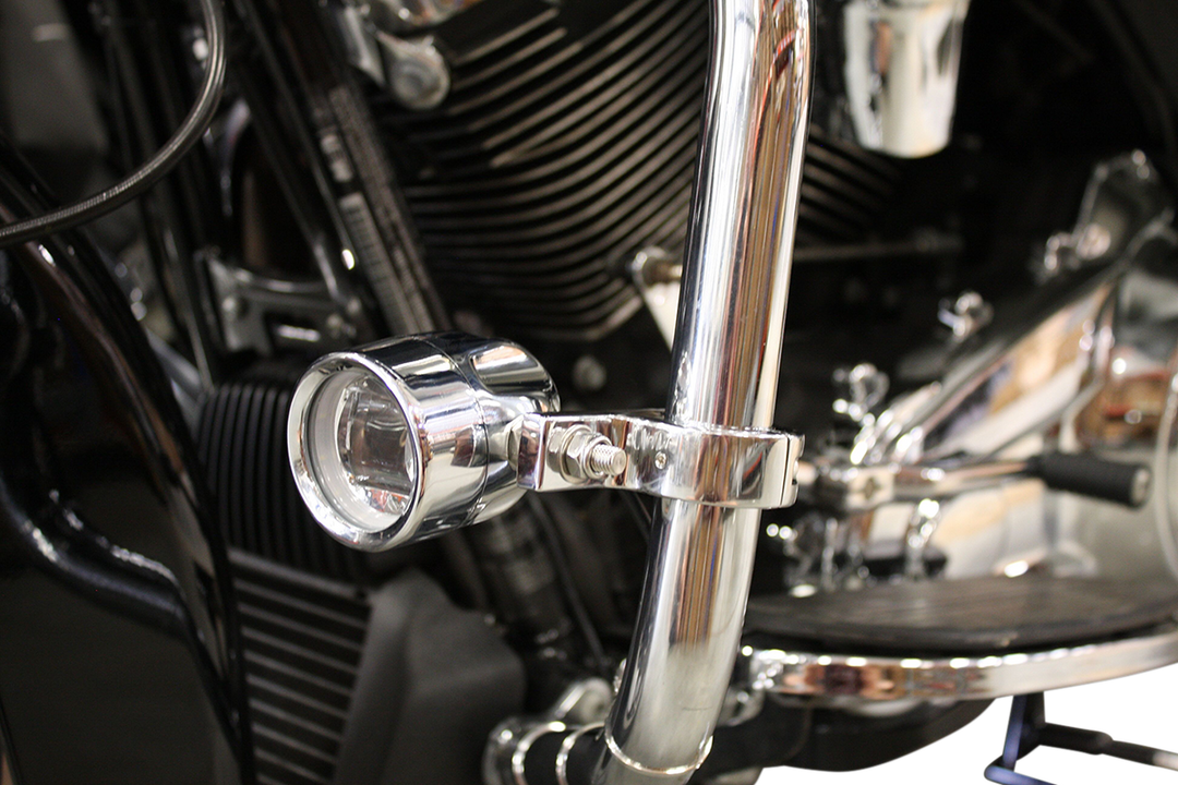 CUSTOM DYNAMICS Fog Light - Chrome - Clear Lens PB-FOG-HD-C