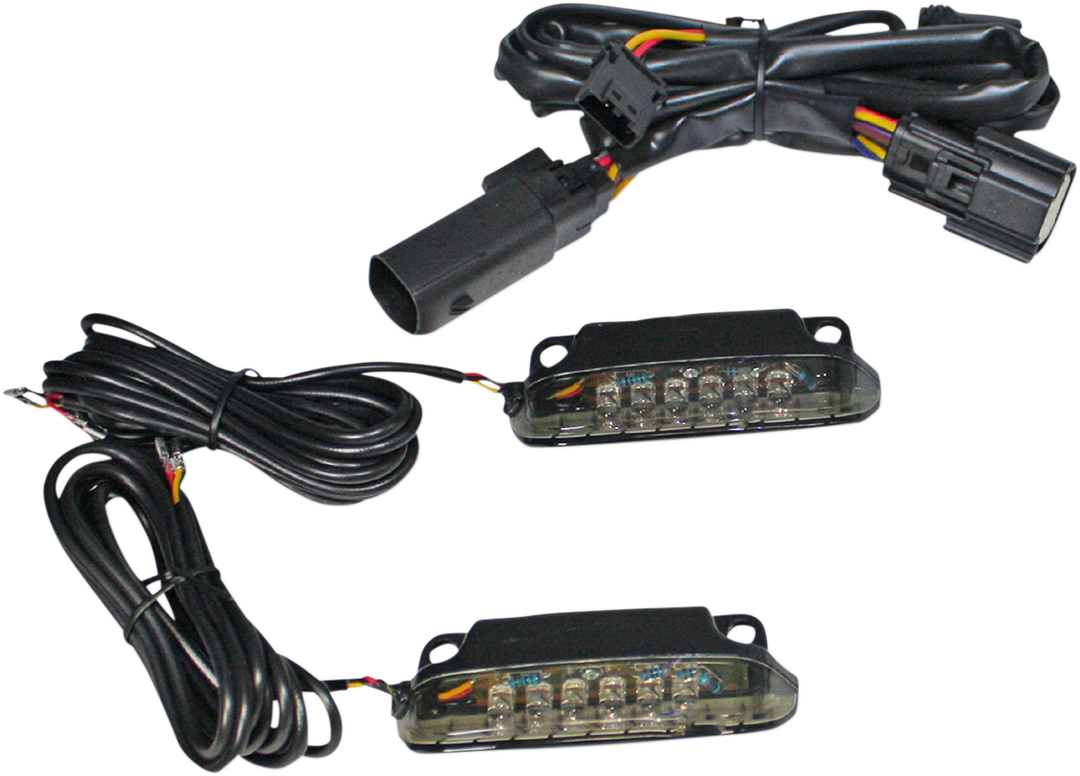CUSTOM DYNAMICS Luggage Rack Light Bar - Smoke CD-LR-11-S