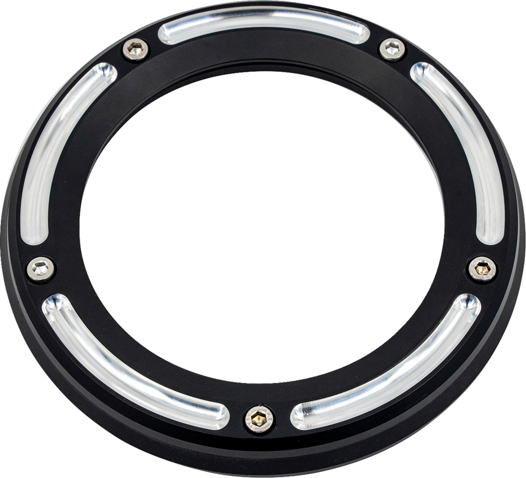TRASK Assault Derby Cover with Window - Reverse Cut - Big Twin TM-0041RC