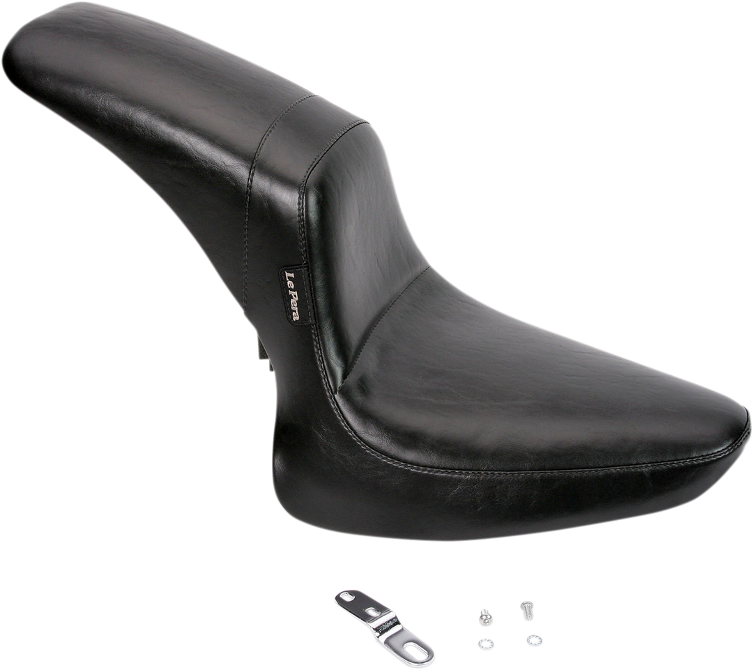 LE PERA Daytona Sport Seat - Smooth - Black - Softail '00-'17 LX-540S