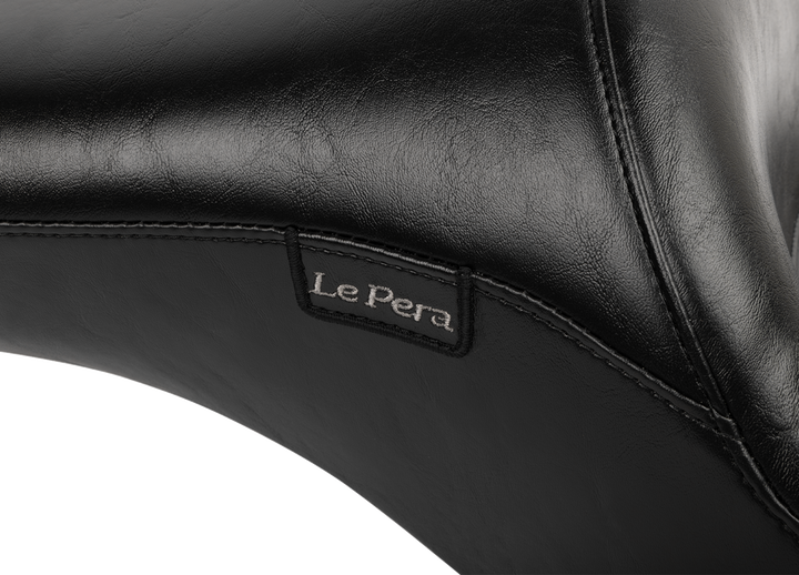 LE PERA Maverick Seat - without Backrest - Smooth - Black - FLH/FLT '23-'25 LV-957S
