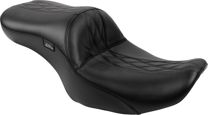 LE PERA Maverick Seat - without Backrest - Hot Rod HR2 - Black - FLH/FLT '23-'25 LV-957HR2