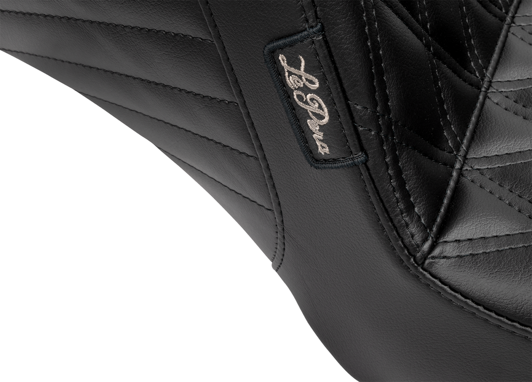LE PERA Kickflip Seat - Double Diamond Stitch - FLH/FLT '23-'25 LV-597DD
