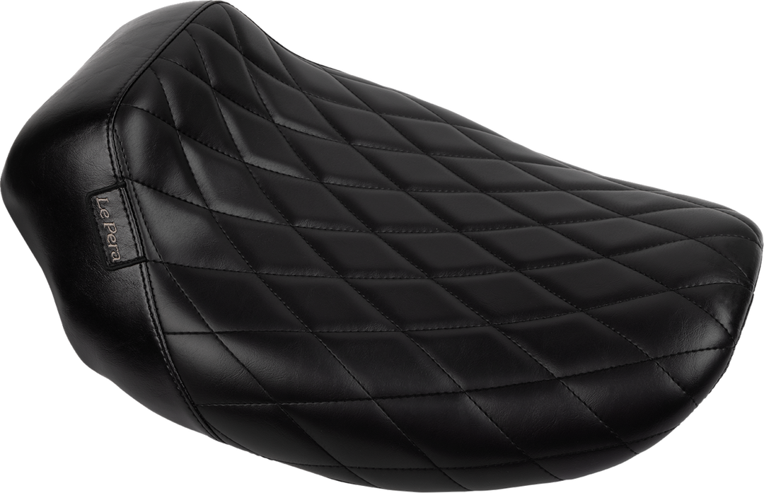 LE PERA Bare Bones Solo Seat - Diamond Stitch - FLH/FLT '23-'25 LV-005DM